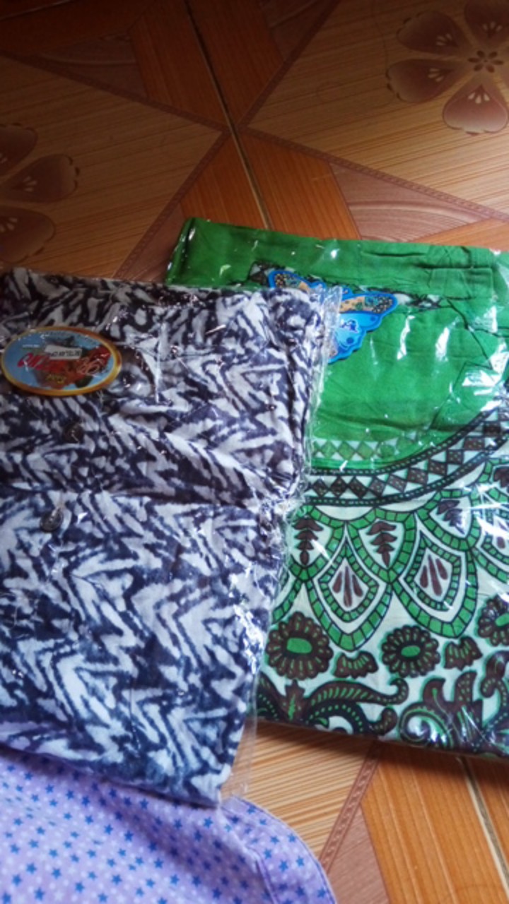 Longdress Esmanur Gamis Batik / Griya Batik Senja / Baju Wanita Batik / Murah / Lengan Panjang