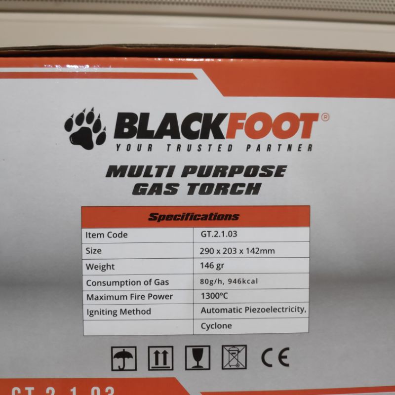 Gas Torch Blackfoot Pemantik Multi Purpose GT.2.1.03