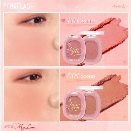 PINKFLASH #OhMyHoney Soft Pigmented Blush On -  Blusher Makeup Tahan Lama &amp; Air