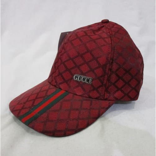 Topi Fashion Gaya / Topi Import GUCCI Warna  + Pengatur Ukuran Kepala