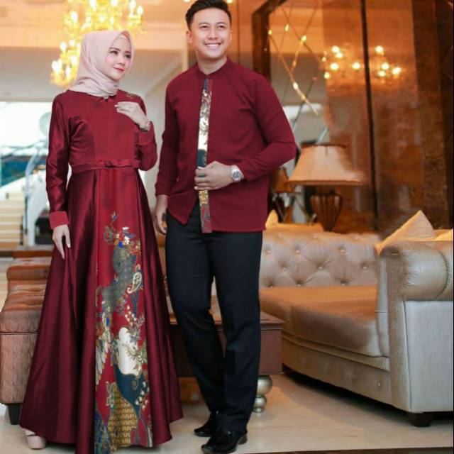 Baju Couple Batik Mewah | Couple Lamaran - Couple party - Baju lebaran - Batik kondangan