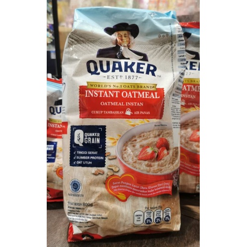 

Quaker Instant Oatmeal 800gr