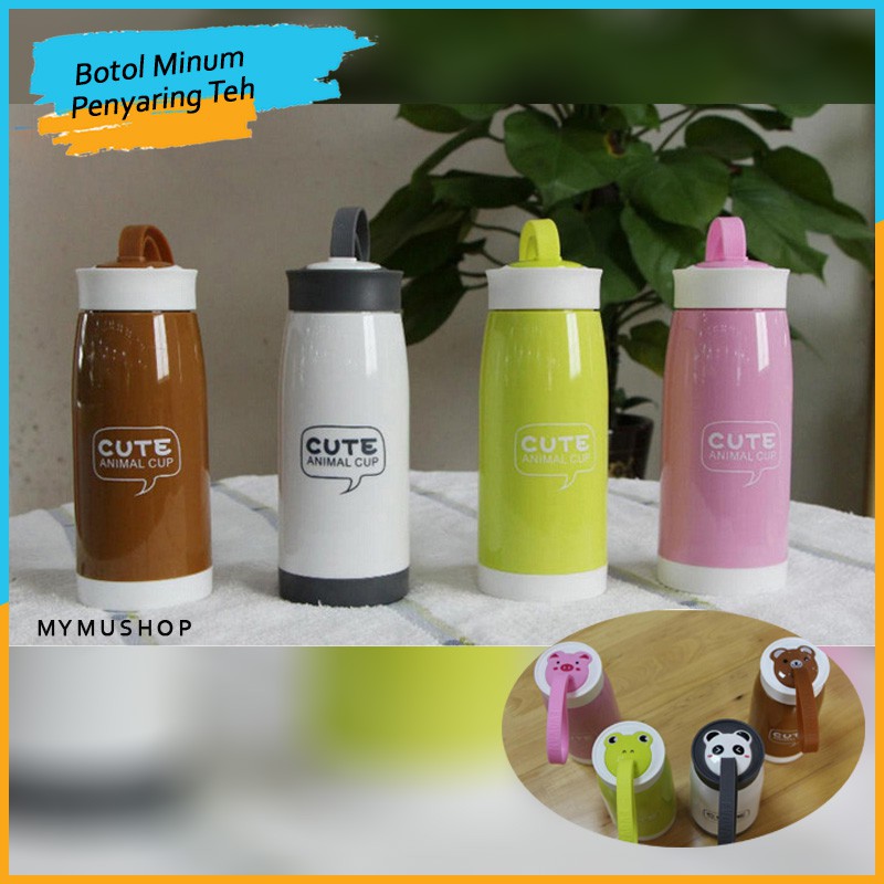 BOTOL MINUM PENYARING TEH BOTOL MINUM PENYARING 320ml / MULTI WARNA