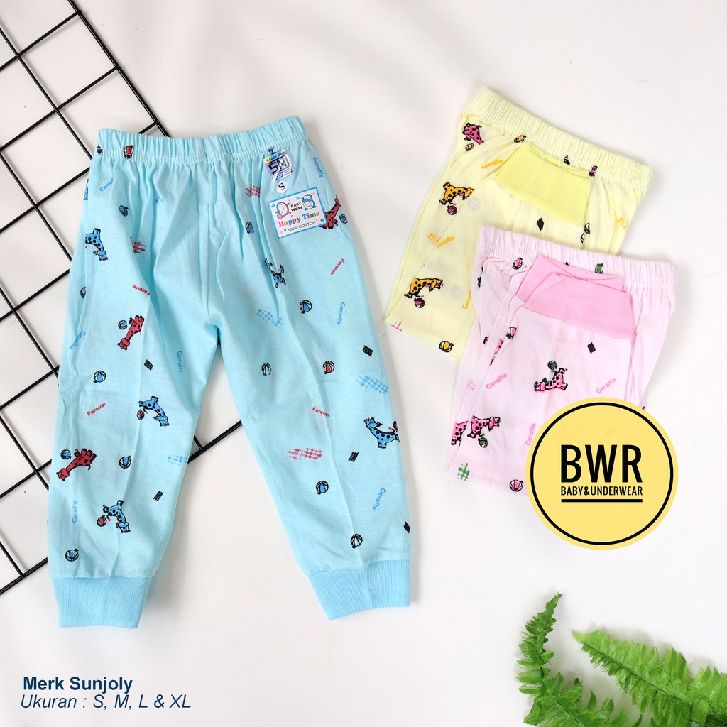 CELANA PANJANG BAYI SUNJOLY WARNA [ II E10 - H10 ] UKURAN | bayi &amp; anak | Celana bayi murah - Bwr