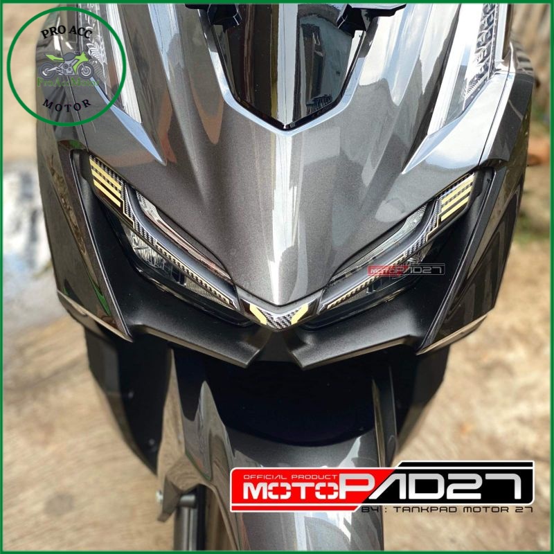 Motopad27 Stiker Resin timbul Alis Lampu Depan Aksesories Honda New VARIO 160 2022