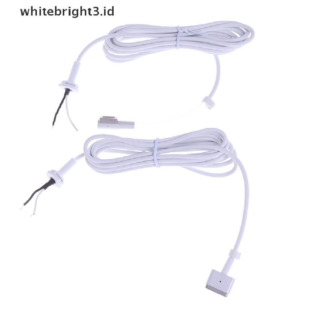 (whitebright3.id) Kabel Adaptor Charger DC Magsafe T-Tip L-Tip Untuk Macbook Air Pro AC