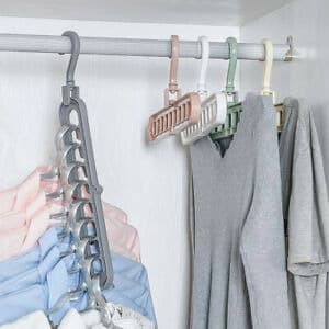 MAGIC HANGER LIPAT / GANTUNGAN BAJU LIPAT PORTABLE SERBAGUNA MULTIFUNGSI