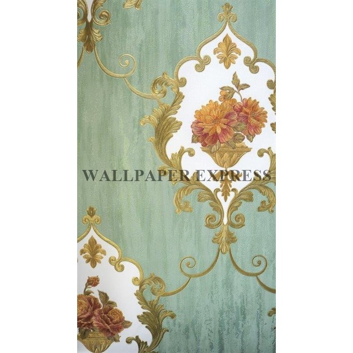 [PROMO EKSKLUSIF] Wallpaper Dinding Mewah Classic Damask Classico 1017-4 BERKUALITAS