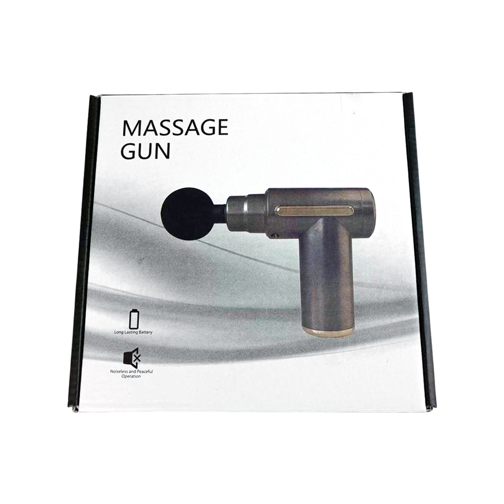 Alat Pijat Elektrik Pundak Punggung Tangan Massage Gun Rechargeable - BX720 - Black