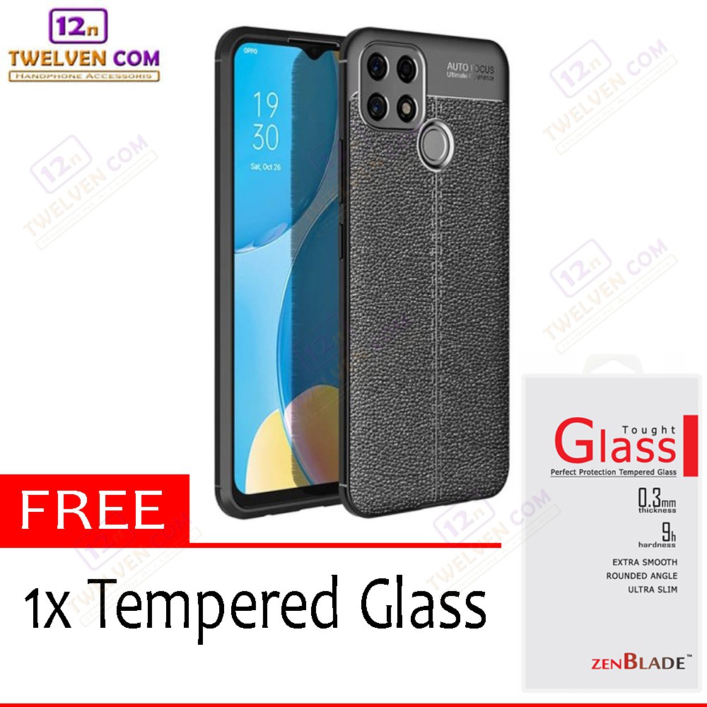 Case Auto Focus Softcase Oppo A15 - Free Tempered Glass