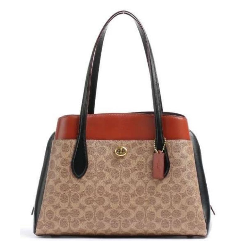 Coach Lora Carryall In Signature Canvas(89576)