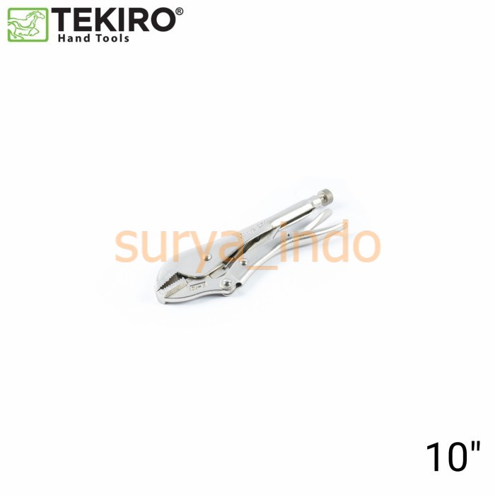 TANG BUAYA 10&quot; INCH TEKIRO PL-LG0768 - LOCKING PLIERS STRAIGHT