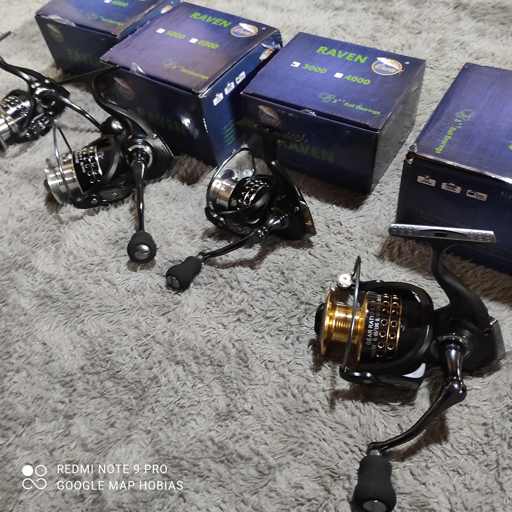 Reel Pancing Orca Raven Power Handle 800. 1000. 2000. 3000. 4000. 5000. 6000