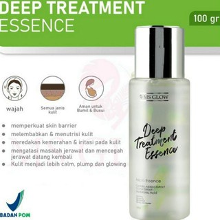 Ms Glow Deep Treatment Essence Ms Glow Original 100% Penghidrasi Mengembalikan Skin Barier Centella Asiatica Ms Glow Dte