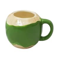 ug kelapa gelas / mug unik bentuk kelapa 3D cangkir / gelas keramik kbs09 store