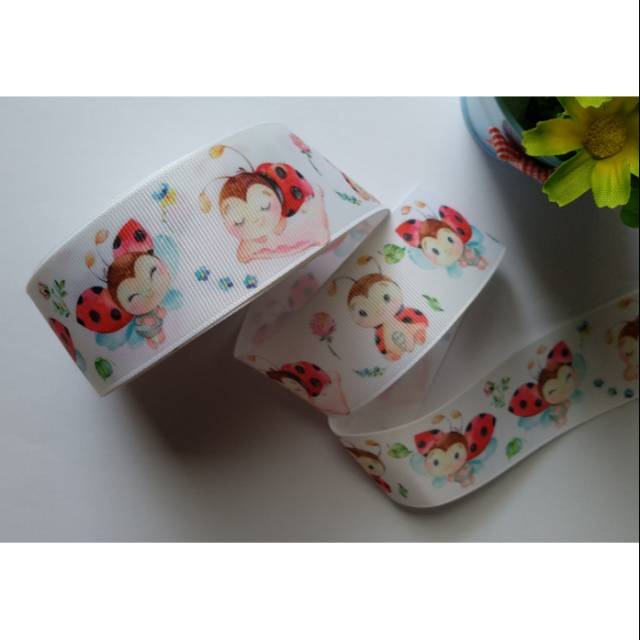 Pita grosgrain 1 5 sweet bug Shopee Indonesia Pita grosgrain 1 5 sweet bug Shopee Indonesia