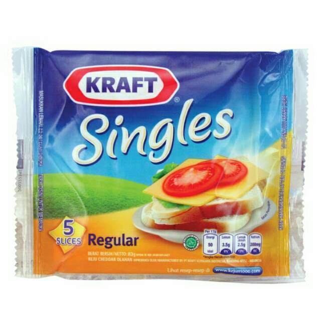 

Kraft Singles Keju 5 slice