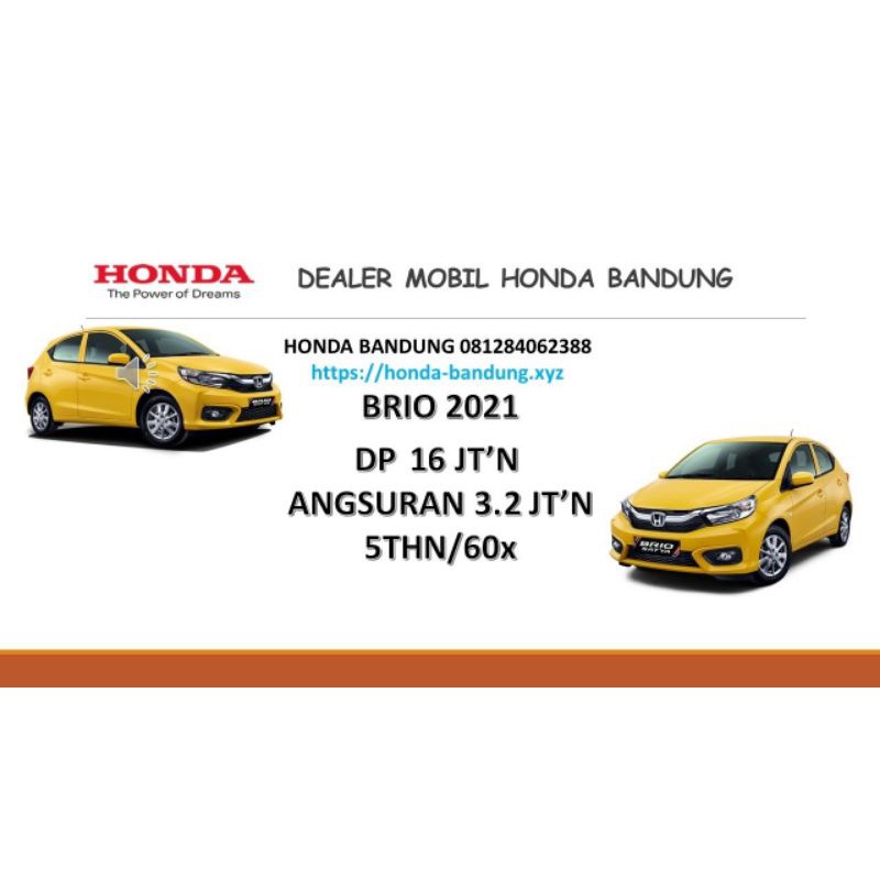 Kredit Mobil Honda Brio Shopee Indonesia