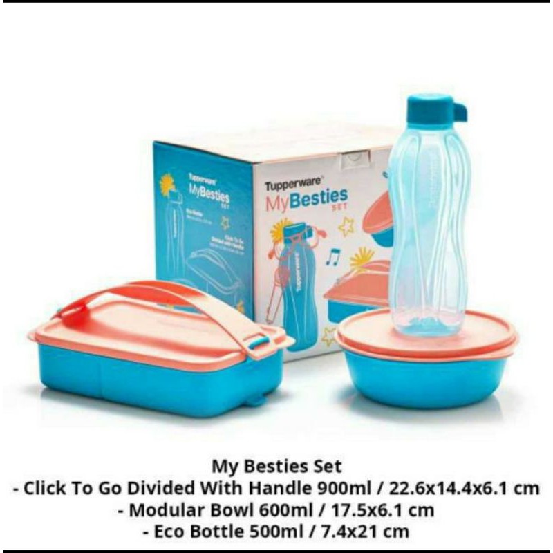 my besties set tupperware