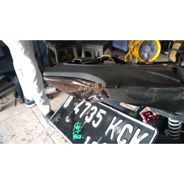 Stoplamp lampu belakang 3 in 1 dengan LED Sen ninja 250 SL RR Mono Z 250 SL