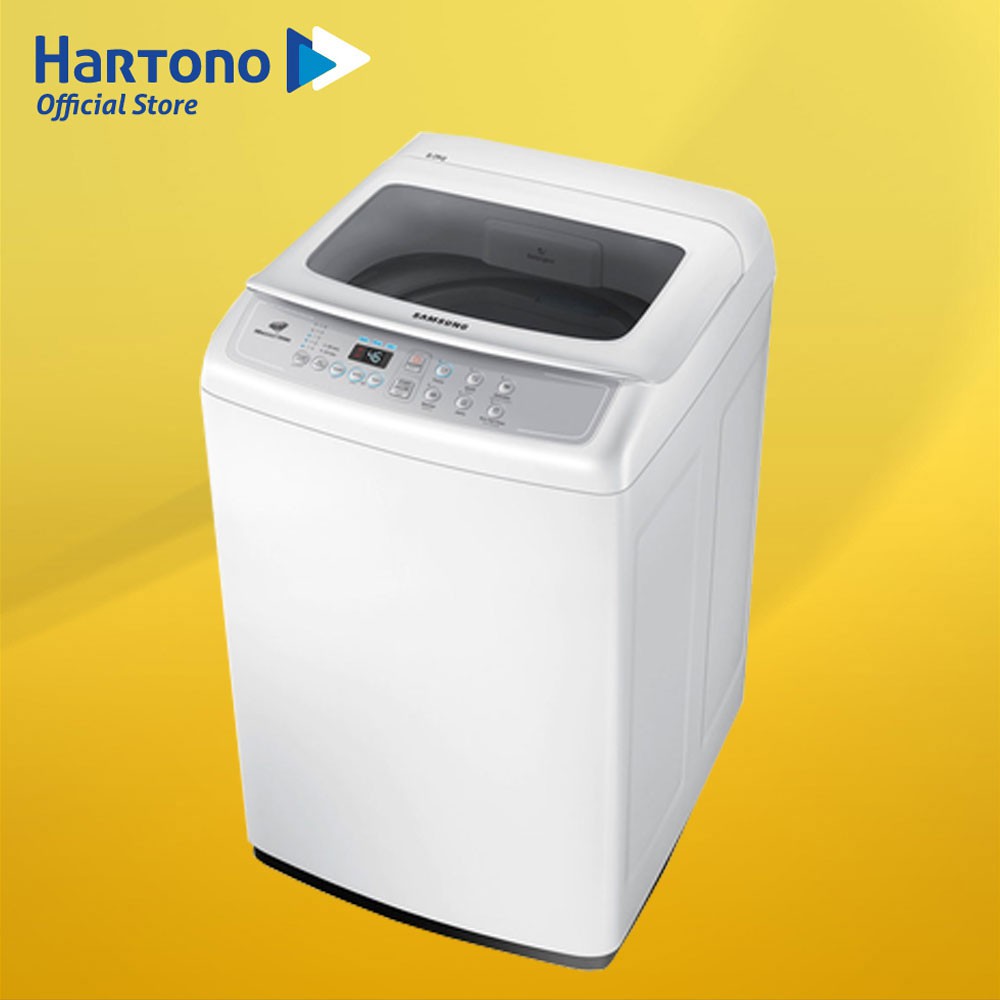 Jual Samsung Mesin Cuci 1 Tabung Top Loading Washer WA80H4000SW ...