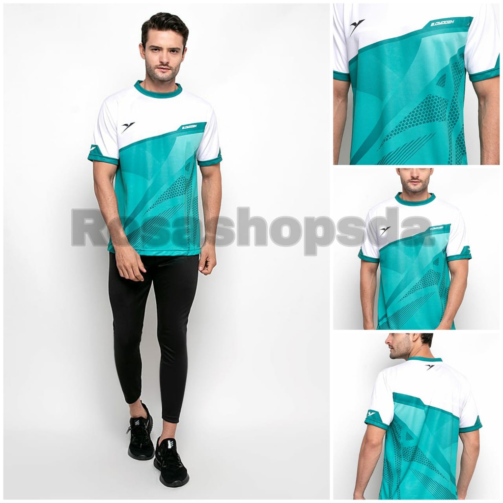 Baju Kaos Badminton Yoozh Original FREE Sablon 2 Baris