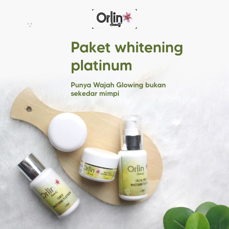 

paket whitening platinum/krim pemutih wajah/krim BPOM/free bonusan/krim pemutih dokter/krim glowing/skincare viral
