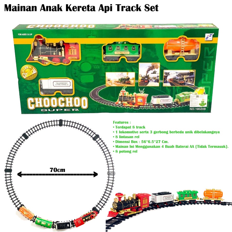 Mainan Set Kereta Api Track - Electric Rail Train High Kids Toys Berkualitas