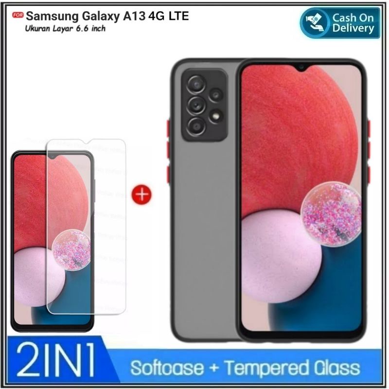 PROMO Paket 2in1 CASE Samsung Galaxy A13 4G A23 4G A03 Core A03 LTE 2022 Soft Hard My Choice Aero Dove Matte Premium Casing Slim Cover Shockproof Free Anti Gores Layar Premium Quality