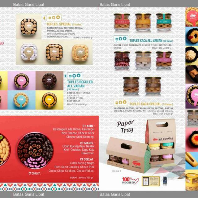 

PROMO !!! J & C Cookies / kue kering/toples kaca