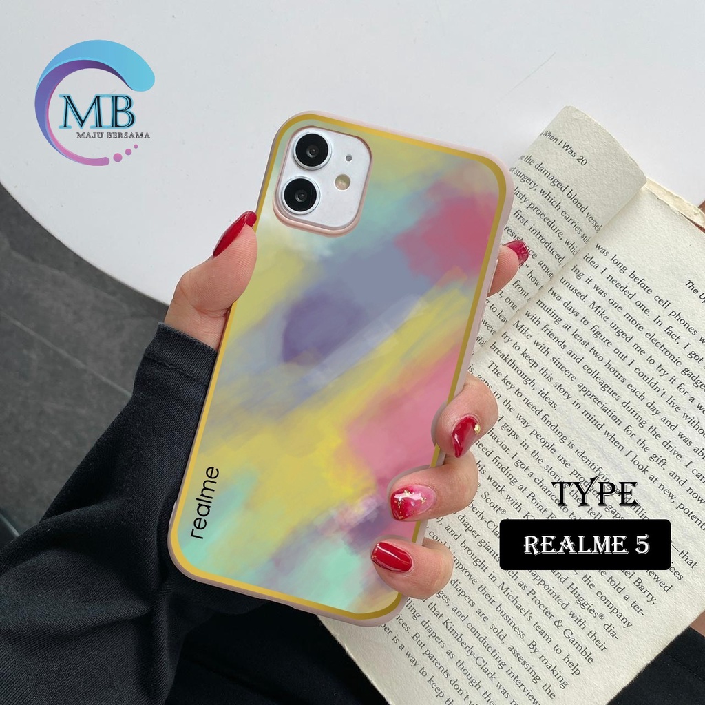SS044 SOFTCASE RAINBOW REALME C2 2 PRO A1k 5 5i C3 5S 6 C11 C12 C25 narzo 30A C15 C17 7i MB2245