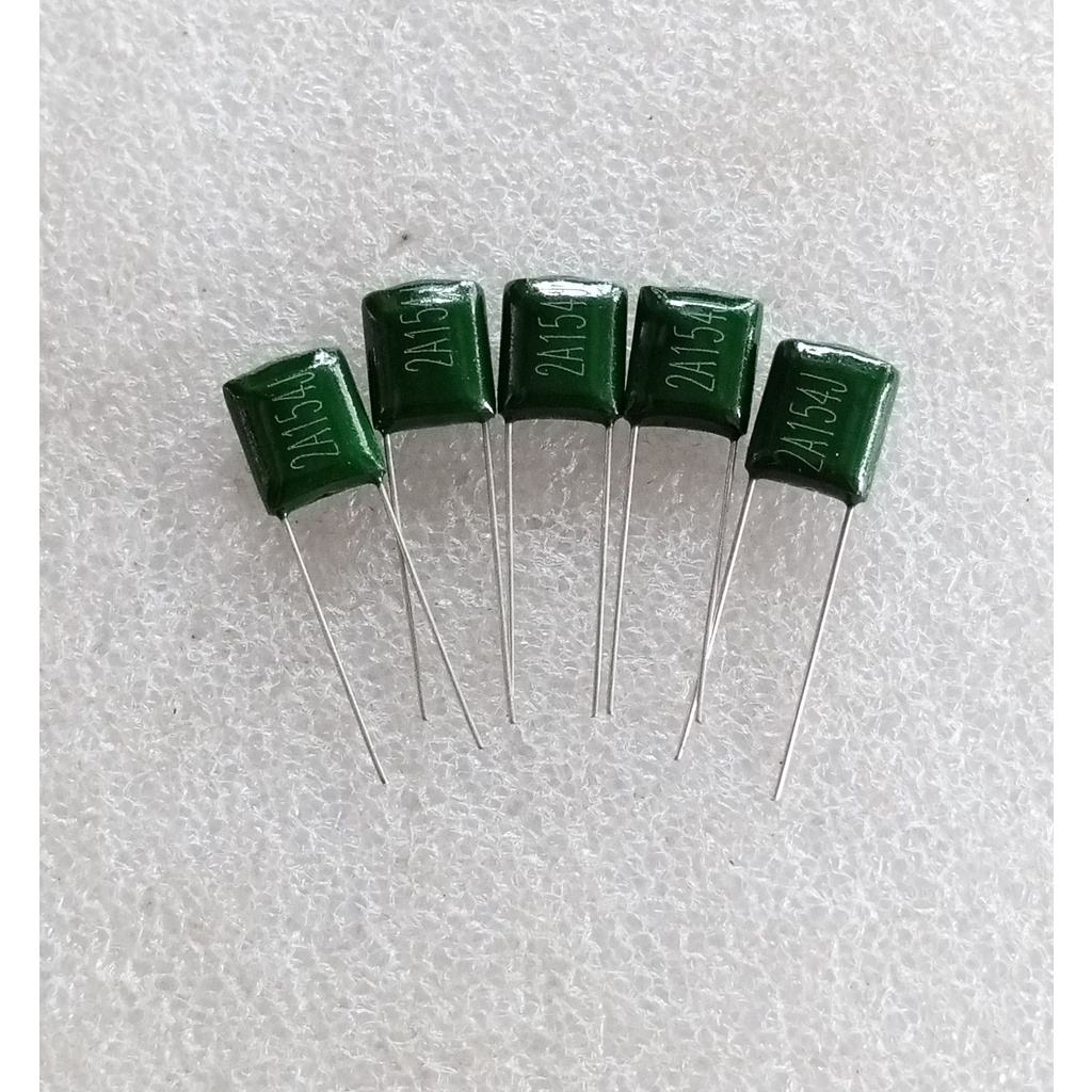 Capacitor Polyester Film 150nf Mylar 154 5pcs