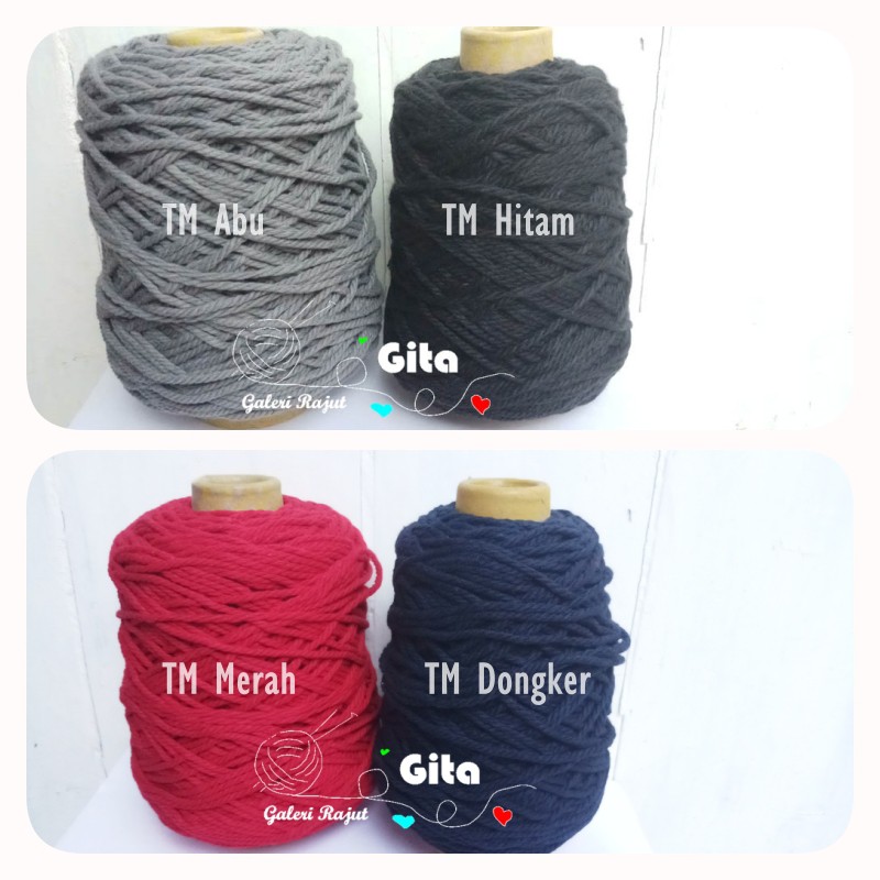 Tali Macrame / Tali Katun / Benang Macrame