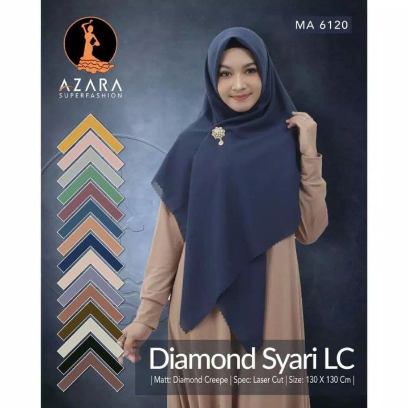 segi empat jumbo diamond AZARA