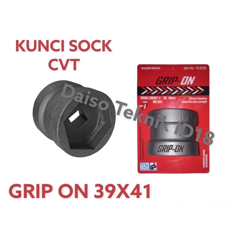 MATA SOCK CVT 39x41 DOUBLE SOCKET DRIVE CVT 39X41 GRIP ON/ MATA SOCK IMPACT CVT 39X41 / PERKAKAS BENGKEL