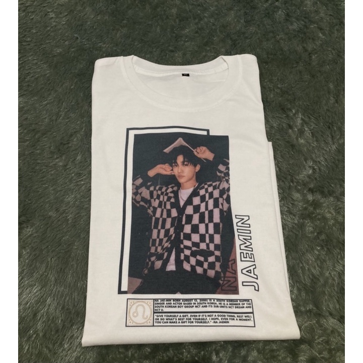 Baju Bergambar Bio Nct Na Jaemin / Nct Dream