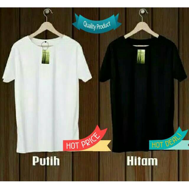 Kaos polos katun bambu