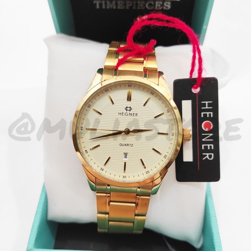 Jam Tangan Pria Hegner Original HW 5001 G Analog