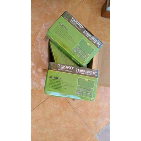 original TEKIRO -kunci Sock tekiro set 21 pcs