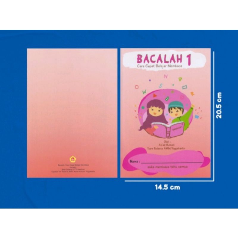 Buku bacalah jilid 1 sampe 3 buat anak anak belajar membaca