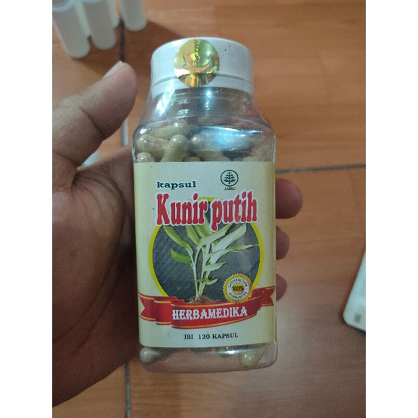 KAPSUL KUNIR PUTIH