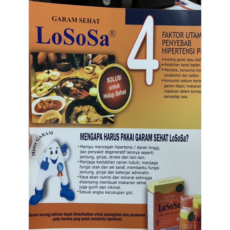 

RB LOSOSA GARAM SEHAT/DIET 500gr