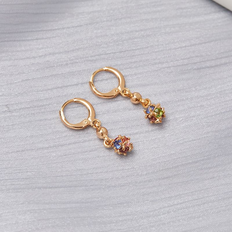 Anting Wanita Dewasa Bahan Xufing Anti Karat Emas 18k