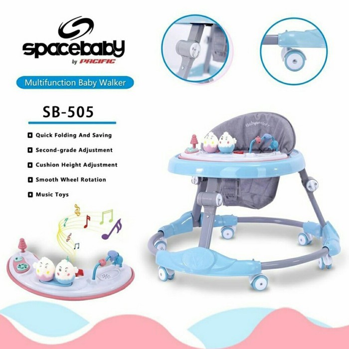 [FREE PACKING KARDUS] Space Baby Baby Walker SB 505, 506, 507, 509, 512, 513 Baby Walker Space Baby