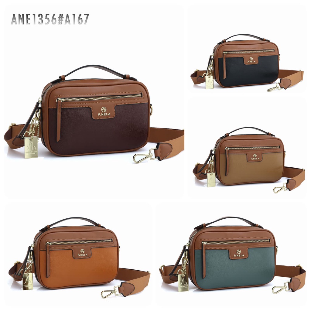 ANELA LYNE ODELLA SATCHEL BAG 1356#A167 ORIGINAL