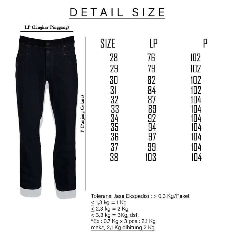 CELANA JEANS PRIA WRANGLE'R STANDAR