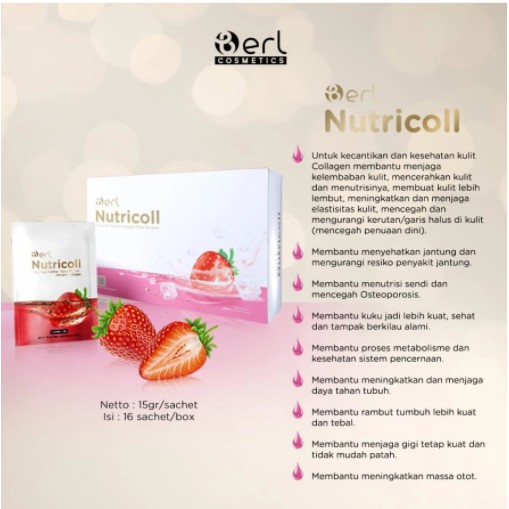 

MINUMAN KOLAGEN NUTRICOLL B ERL COSMETICS || NO BPOM 867028003357