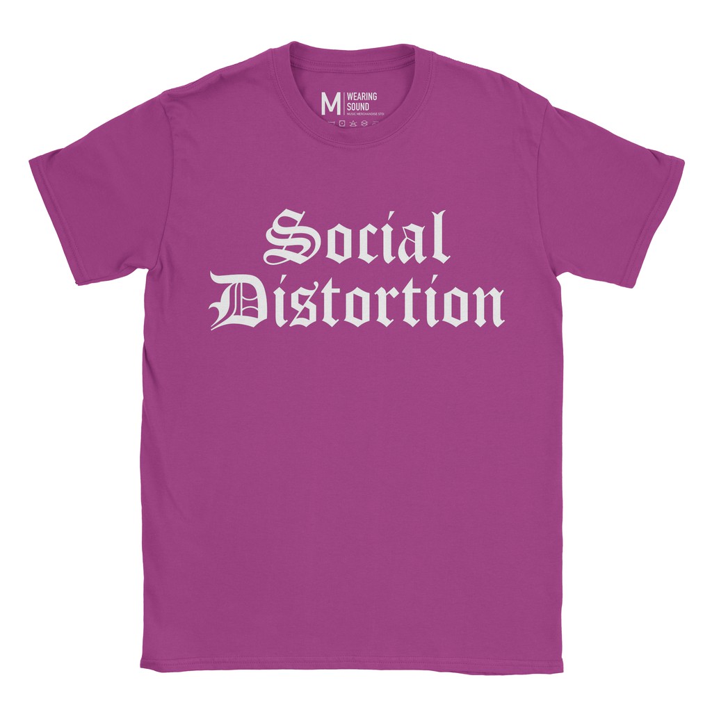 Baju Kaos Band Social Distortion Logo Heliconia