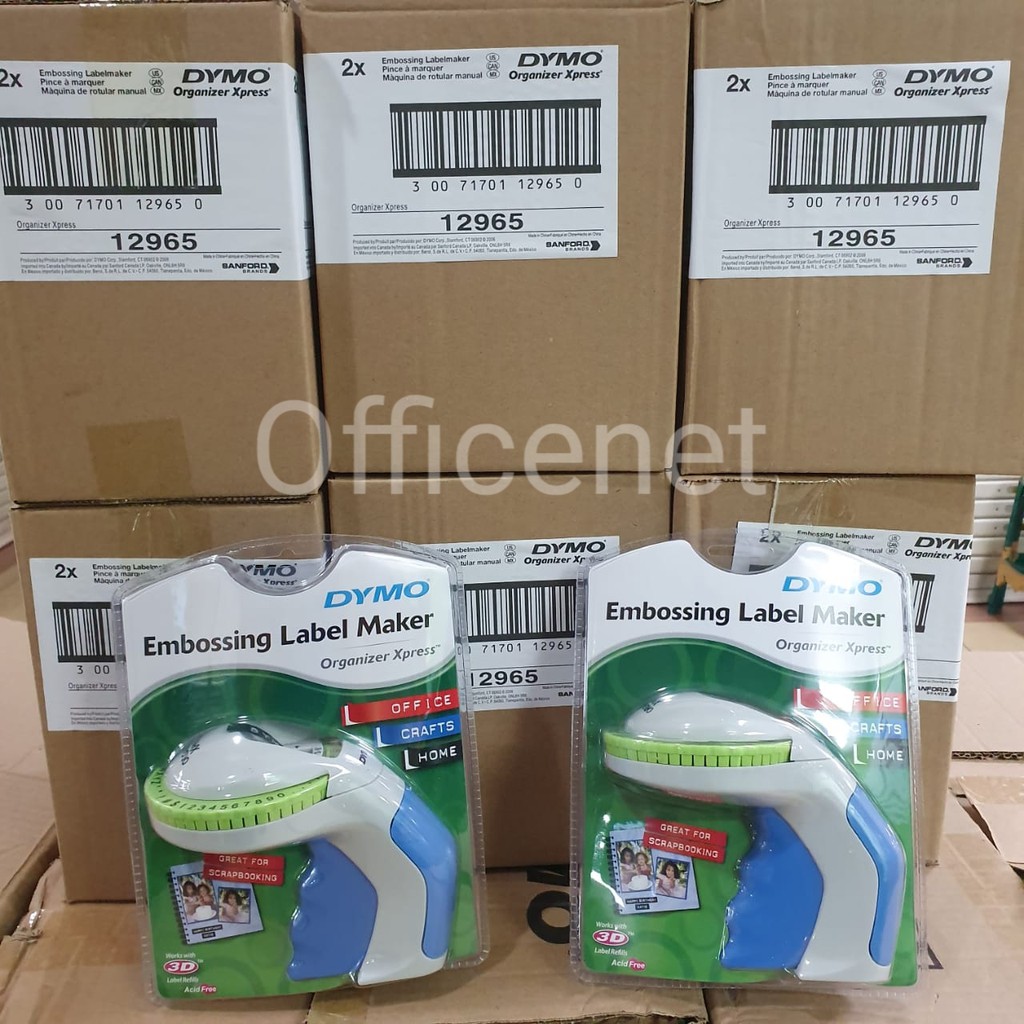 DYMO OMEGA Embossing Label Maker (Mencetak Label dan Harga)