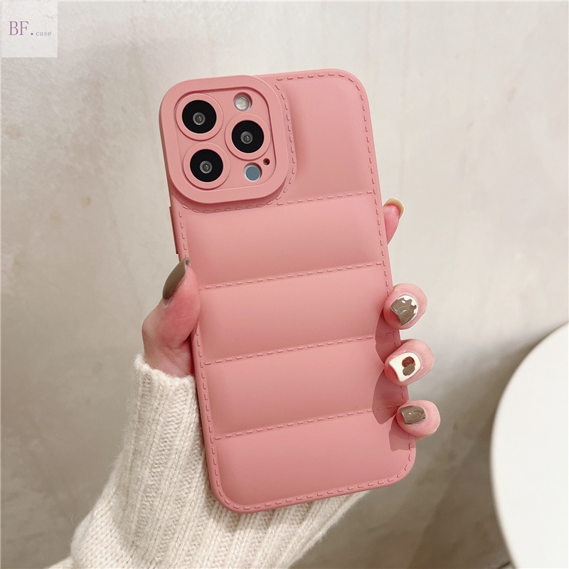 Soft Case Bahan Silikon Bentuk Jaket Down Jacket Untuk Iphone 11 13 12 Pro Max X Xr Xsmax 7 8 Plus